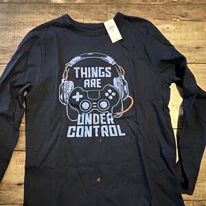 GAP Black Gaming Controller Long Sleeve Shirt